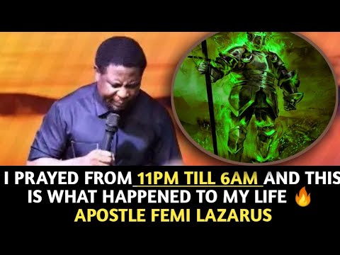 Видео: Я МОЛИЛАСЬ С 23:00 ДО 6:00 УТРА, И ЭТО СЛУЧИЛОСЬ С МОЕЙ ЖИЗНЬЮ |АПОСТОЛ ФЕМИ ЛАЗАРЬ. СМОТРИТЕ ДО ...
