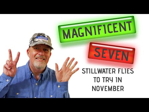 Видео: Семь моделей для ловли рыбы нахлыстом в спокойной воде, которые стоит попробовать связать в ноябре!