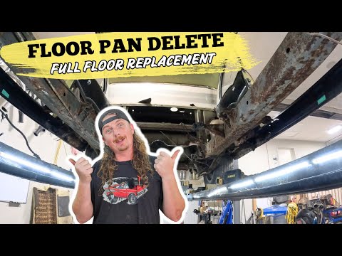 Видео: САМАЯ ПРОСТАЯ ЗАМЕНА ржавого поддона пола с помощью неоригинального поддона пола на вашем классич...