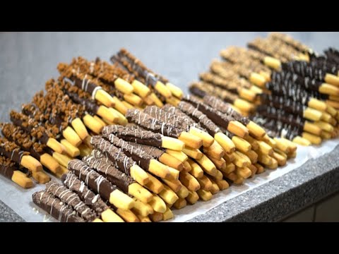 Видео: Автор блога Deusat Cafe Blog : Вы создаете 300 шоколадных палочек для еды.