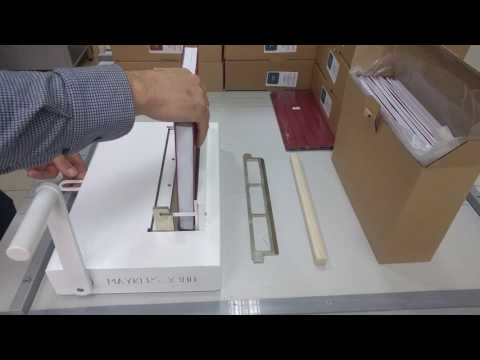 Видео: Как работает переплетчик Maykers x300 (аналог opus atlas 300 mono)