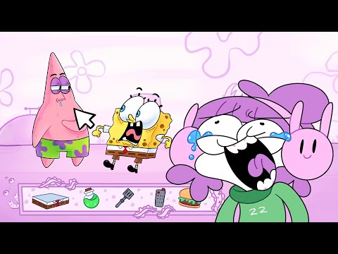 Видео: Эти игры про Спанч Боба были рил странными (Анимация)