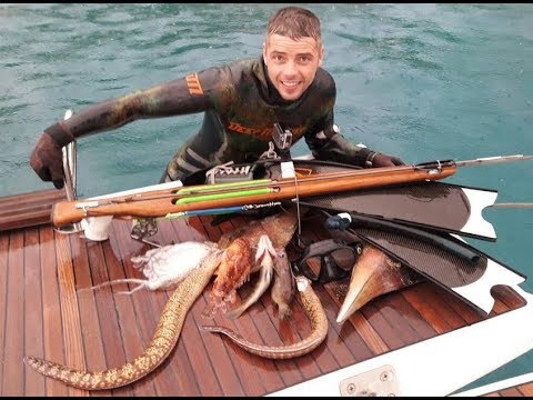 Видео: тиковые арбалеты для подводной охоты инвертор Roxas