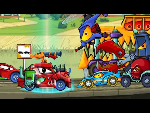 Видео: Car eats Car 2 прохождение №2.Битли против монстров!!!