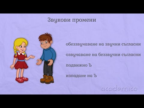 Видео: Звукови промени в думата - Български език 6 клас | academico