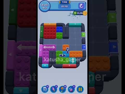 Видео: Color Block Jam 912 Level Walkthrough | Прохождение 912 уровня #games #gaming #colorblockjam912
