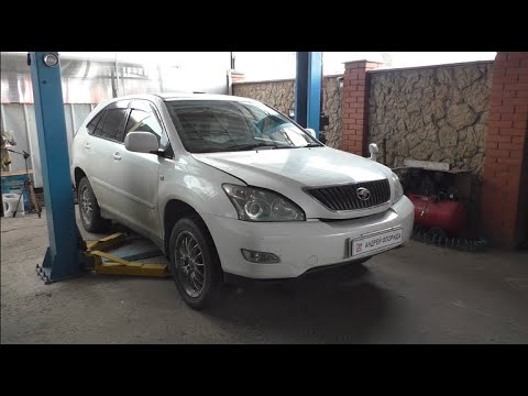 Видео: Загремела помпа двигателя замена помпы на Toyota Harrier MCU30 Тойота Харриер 2004  1часть