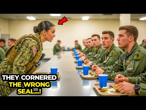 Видео: Пятеро новобранцев загнали её в угол в столовой — и через 30 секунд узнали, что она из спецподраз...