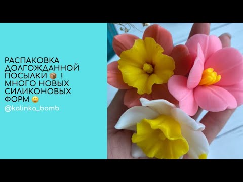 Видео: Мыловарение ☺️  долгожданная распаковка посылки ! Много новых силиконовых форм!!