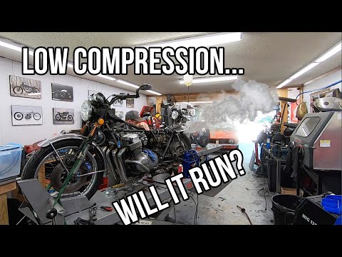 Видео: Honda CB750 с низкой степенью сжатия. Будет ли она работать?