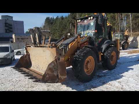 Видео: Ремонтные работы по экскаватор-погрузчику CASE 695ST