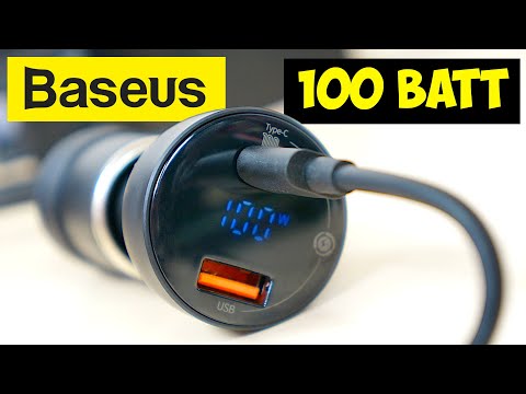 Видео: МОЩНЫЙ ЗАРЯДНИК В ПРИКУРИВАТЕЛЬ Baseus 100W CCZX-01 👉 ДЛЯ НОУТБУКОВ, СМАРТФОНОВ PD PPS QC4 Type-C