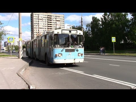 Видео: Троллейбус ЗИУ 620520 №2464 маршрут №18  г Тольятти