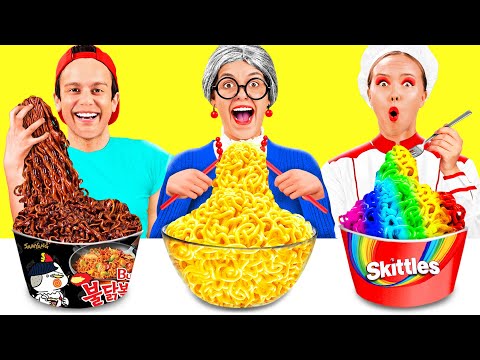 Видео: Кулинарный Челлендж: Я против Бабушки | Сумасшедшие Кулинарные Идеи от BaRaDa Gold Challenge