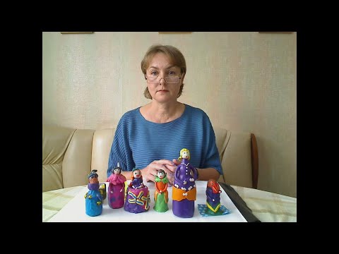 Видео: Урок "Барышня из пластилина".  2 класс