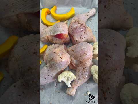 Видео: Как из обычного блюда сделать деликатес???🍎🍗 #tasteandtest #asmr #еда #chicken #курица #яблоки