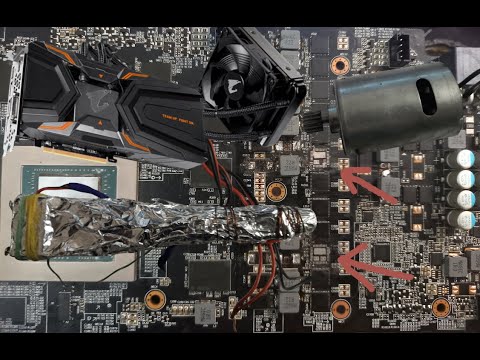 Видео: Ремонт 1080 ti говном и палками, чиним видеокарту подручными средствами