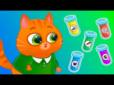 Видео: Суровый КОТИК БУБУ #88. Варка зелий и цветных коктейлей. Мультик ИГРА про котят на Игрули TV