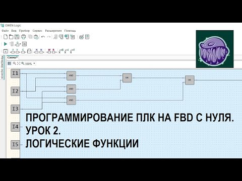 Видео: Программирование ПЛК на FBD с нуля. Урок 2. Логические функции