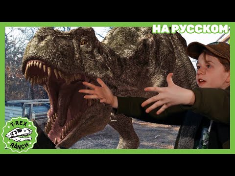 Видео: Динозавры переезжают в Калифорнию, часть 3 | Ти-рексы - Динозавры для детей