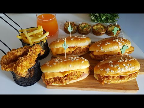 Видео: Невероятный! Воздушный хлеб с хрустящей запеченной курицей очень вкусный из простых ингредиентов.