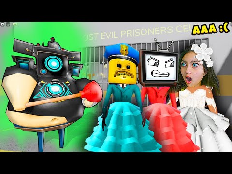 Видео: 😨 ПОБЕГ со СВАДЬБЫ ВАНТУЗМЕНА БАРРИ 😳 ROBLOX! БАЛДИ Против ТВ ВУМЕН  СКИБИДИ Говорящий кот РОБЛОКС