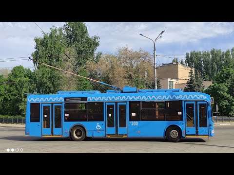 Видео: 🔵№300! Московский троллейбус после года простоя вышел на линию; СВАРЗ-6235.01 (БКМ-32100М); Балаково