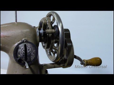 Видео: Ручной привод на Подольской швейной машине. Видео № 483.