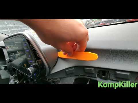 Видео: Снятие и установка магнитолы/мультимедиа ШГУ HYUNDAI TUCSON