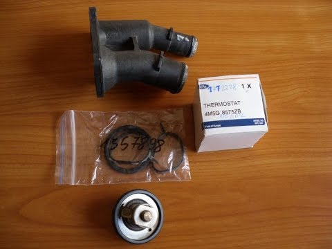 Видео: Замена термостата на ФФ2 (рестайл 2008 г, дв 1.4 л)