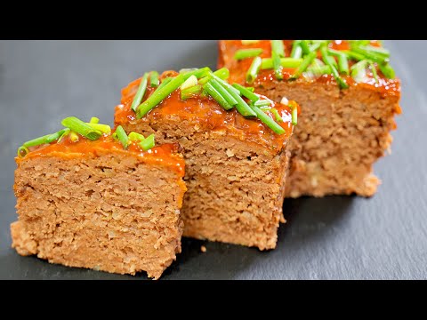 Видео: Мясной хлеб из фарша в духовке с крекером! Один ингредиент меняет все!