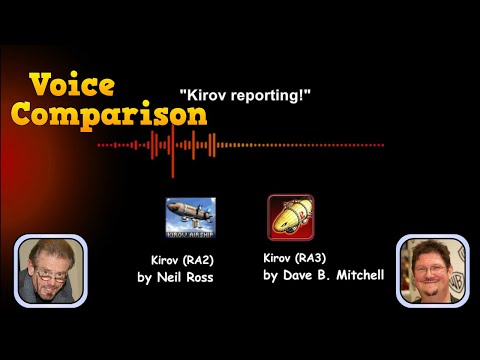 Видео: Сравнение голосовых функций Red Alert 2 и Red Alert 3