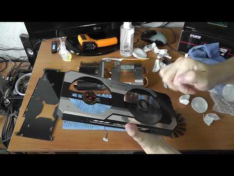 Видео: Обслуживание GTX 1070 (Palit Super Jetstream).