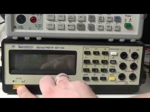 Видео: Вольтметр универсальный В7-53 живее всех живых, обзор работы.