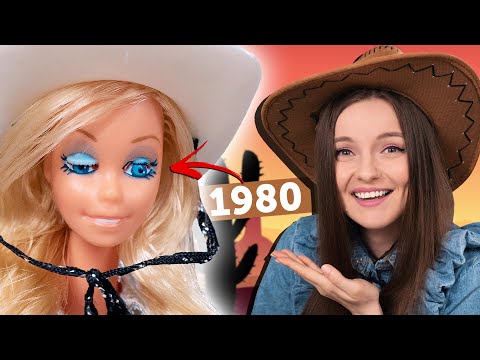 Видео: Самая уродливая Барби! Что с ее глазами? Обзор и распаковка Western Barbie 1980
