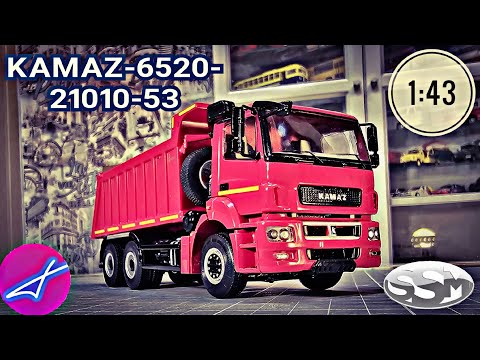 Видео: КАМАЗ-6520-21010-53 1:43 SSM