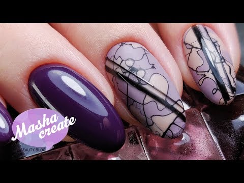 Видео: Простой маникюр с гелем Паутинкой на руках. Дизайн ногтей со Спайдер Гелем Adore.