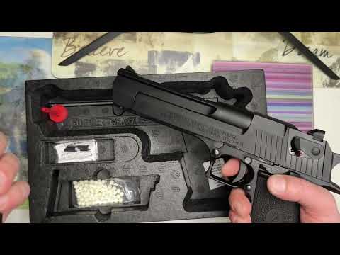 Видео: Страйкбольный Desert Eagle 50 AE от Tokio Marui.