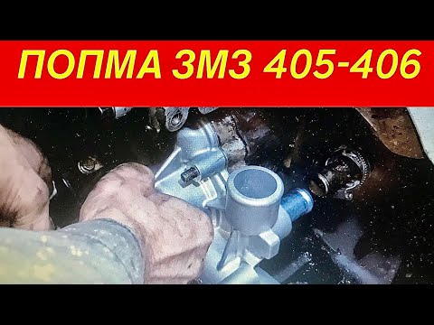 Видео: Газель Замена помпы ЗМЗ 405-406 пошагово, поменяет даже Новичок