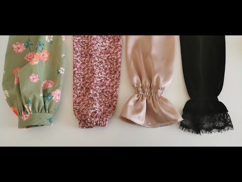 Видео: 🌟4 различных дизайна рукавов для любителей шитья / техники шитья # 3