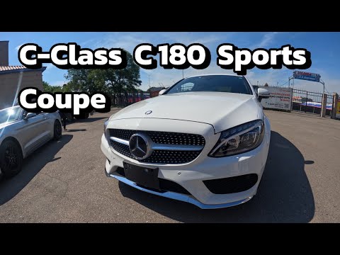 Видео: Mercedes-Benz C-Class 2016, купе C 180 Sports 4,5 балла пробег 49000км Заказ автомобилей