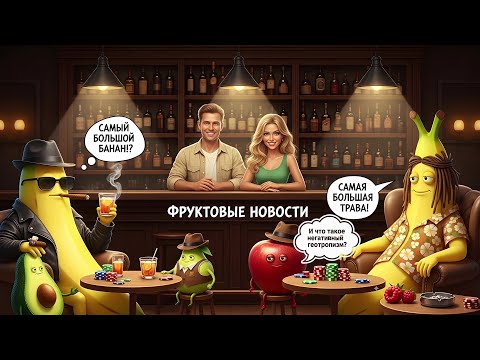 Видео: Фруктовые новости / Всё о Бананах / Фрута Бонита / Обзор Бара и Кофейни