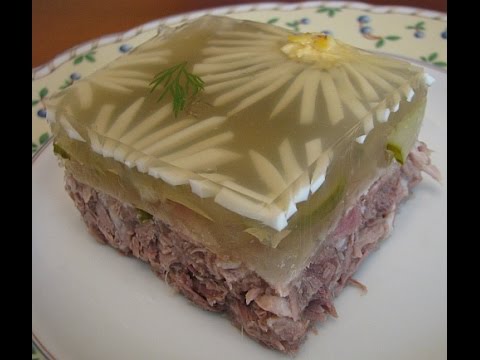 Видео: Холодец из свиной головы