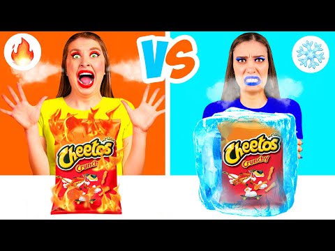 Видео: Холодная или Горячая Еда Челлендж | Смешные Cитуации от DuKoDu Challenge