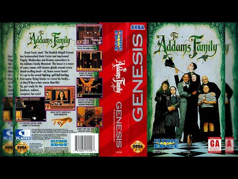 Видео: Addams Family (Sega) Прохождение | Игра (Sega, 16 bit, Ретро)