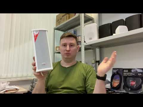 Видео: Громкоговоритель настенный всепогодный PAS Pillar 20. Уличные всепогодные колонки