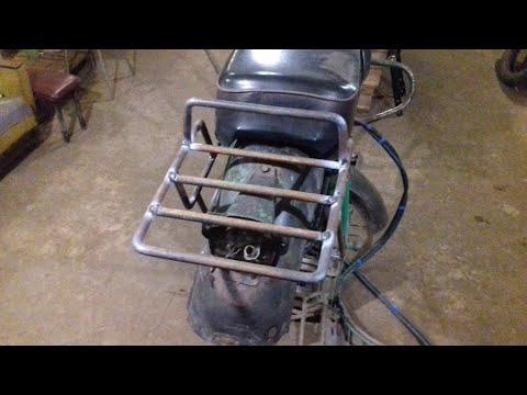 Видео: Изготовление багажника для мотоцикла Днепр(Бешеный багажник,часть 2)