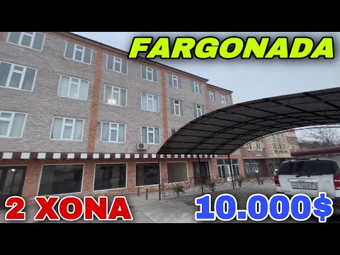 Видео: 10.000$ ГА 2 ХОНАЛИК КВАРТИРА ФАРГОНА ШАХАХАР АТРОФ