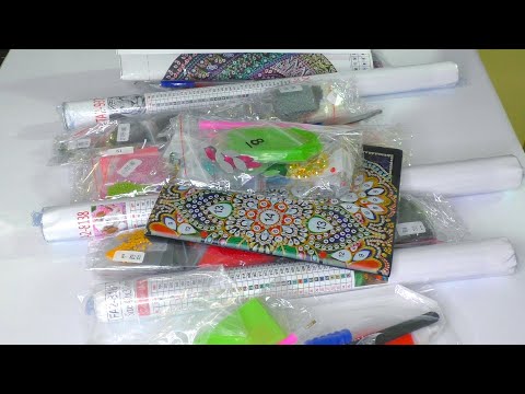 Видео: БОЛЬШАЯ РАСПАКОВКА ПОСЫЛОК ИЗ КИТАЯ Алмазная вышивка