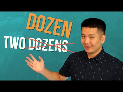 Видео: Dozen или Dozens? Hundred или Hundreds? Частая ошибка в английском языке